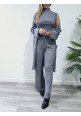 Conjunto Triplete Gris