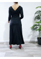 Vestido Adorno Negro