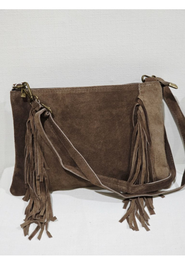 Bolso Serraje Flecos