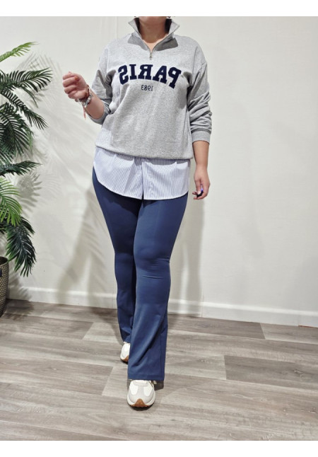 Sudadera París Gris