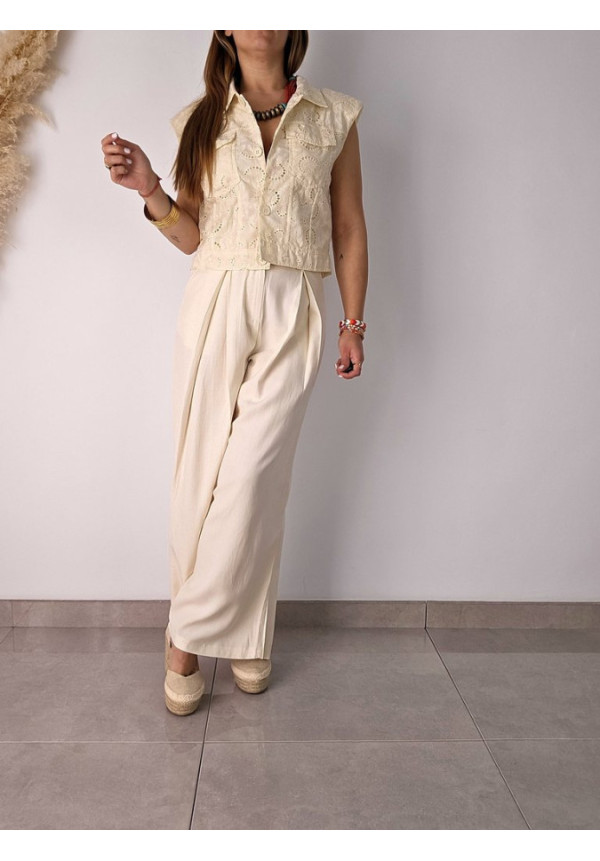 Pantalón Lino Tablas