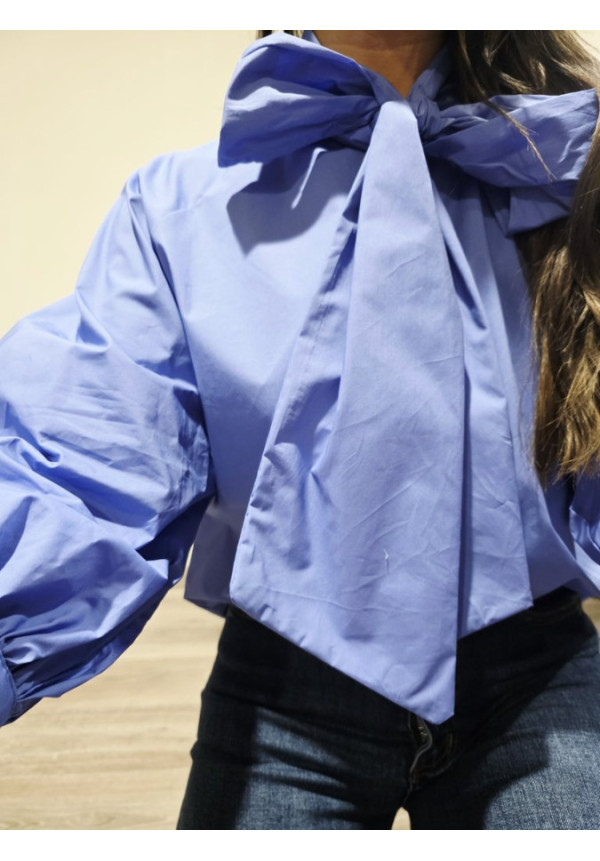 Blusa Lazo Maxi Blue