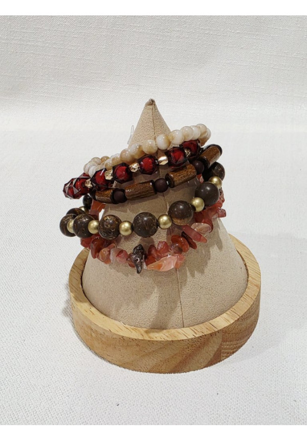 Pack Pulseras Piedras