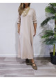 Vestido Abigail Beige