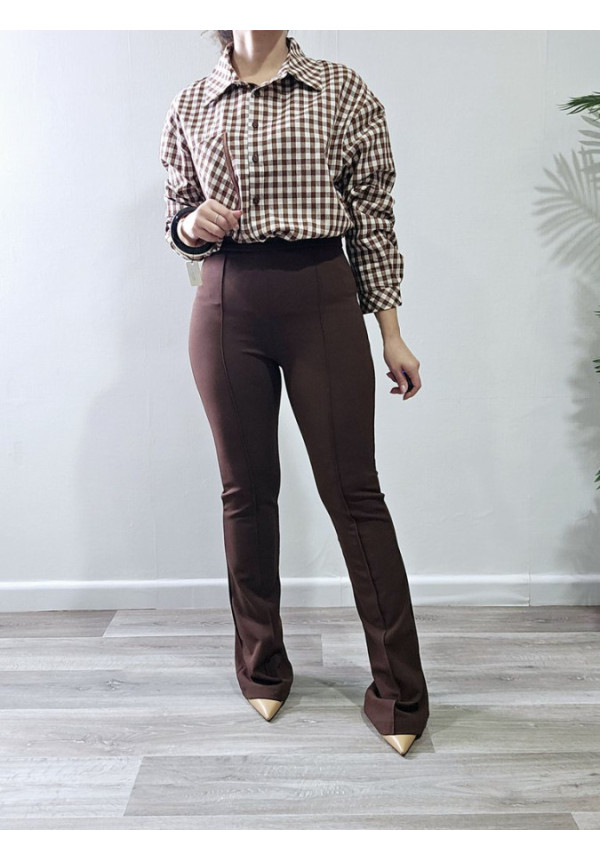 Camisa Vichy Marrón