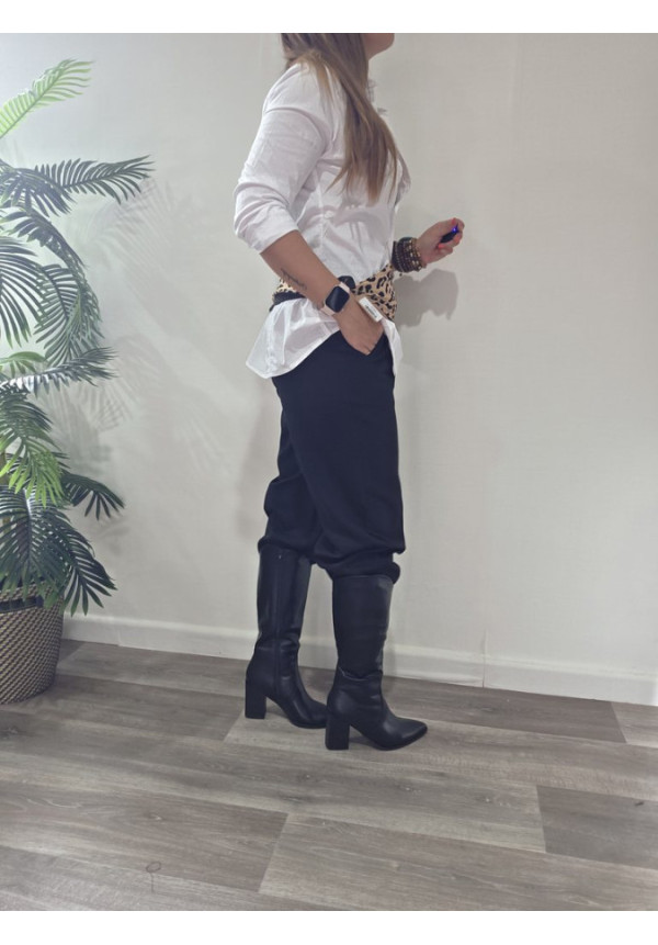 Pantalón Negro Cinturón