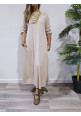 Vestido Abigail Beige