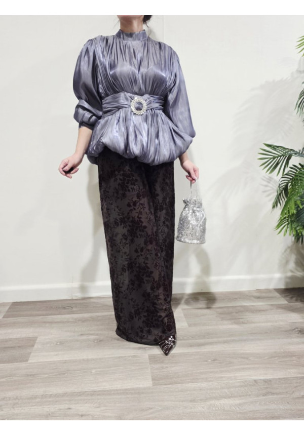 Pantalón Floral Velvet