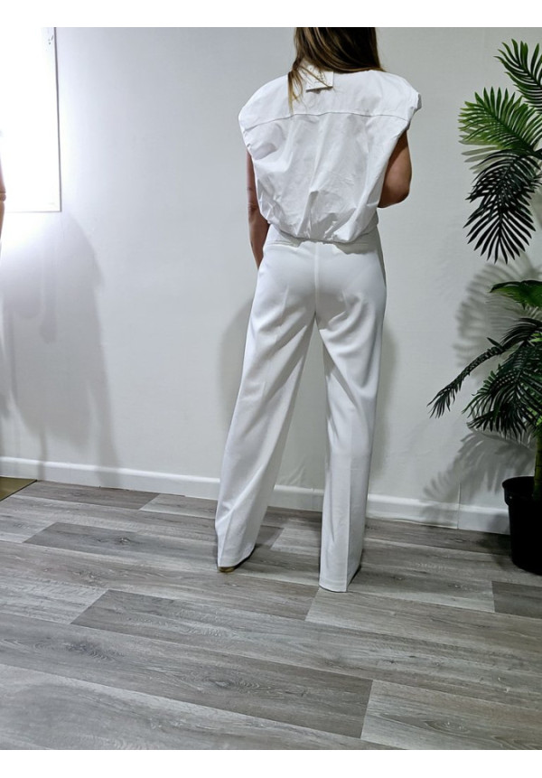 Pantalón Vestir Blanco