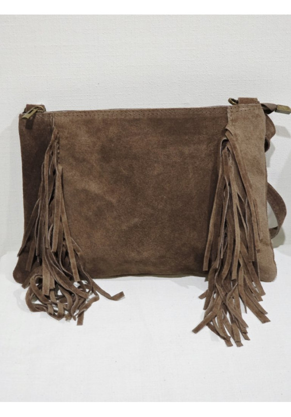 Bolso Serraje Flecos